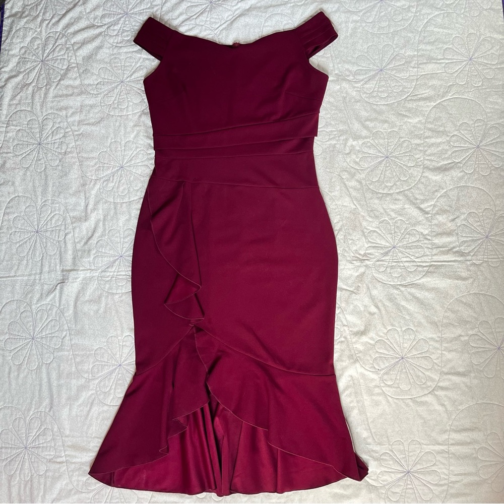 Red Mother of the bride dress/special occasion  size L
